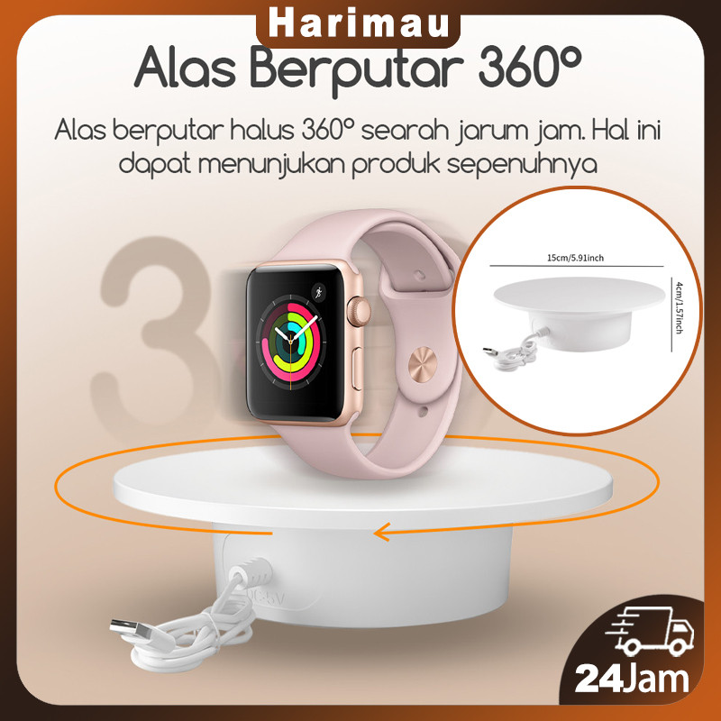 Meja Putar Display/display Putar/Dudukan Layar Putar 360 Derajat/ Untuk Streaming Langsung Produk Fo