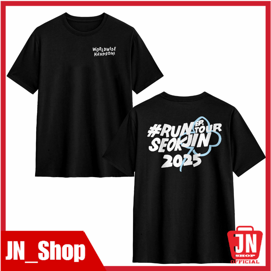 JNSHOP Kaos DTF Bangtan Run Seokjin Tour 2025 DB