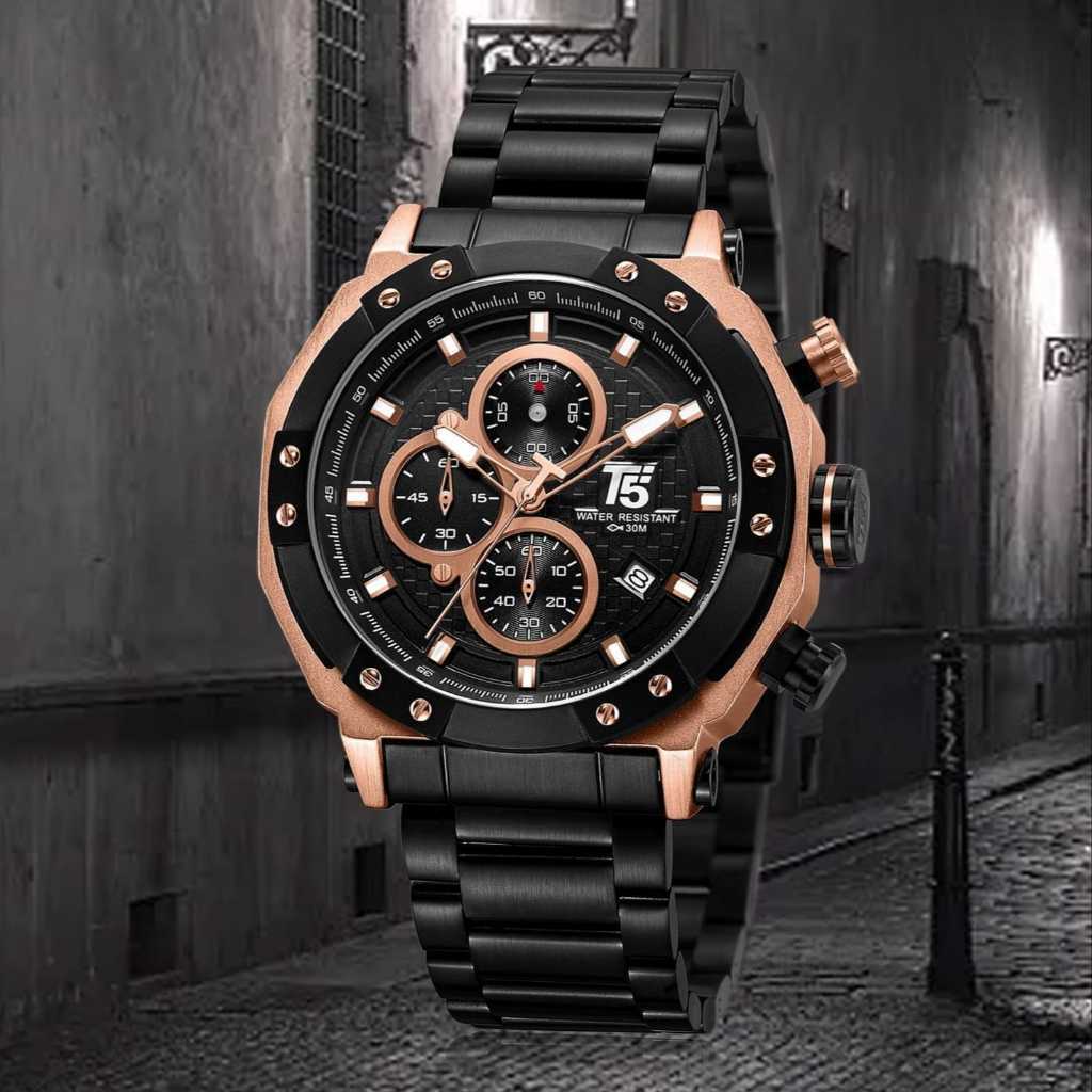 NEW T5 3631 Original, Chronograph Aktif Jam T5 3631G