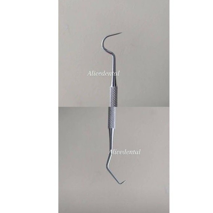 sonde halfmoon 2 sisi double ended sonde berkait alat lepas pasang ganti karet behel ortho buka powe