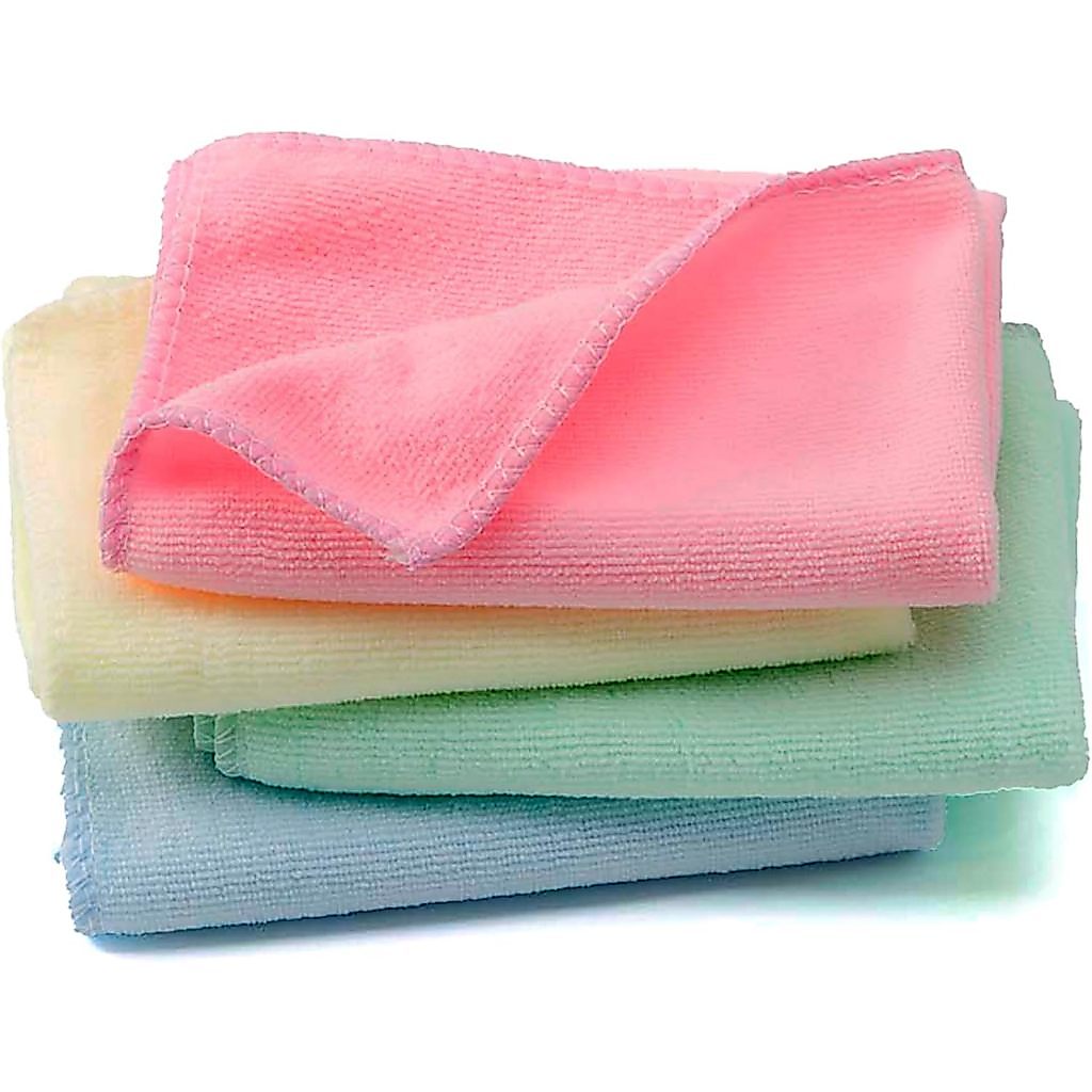 isi 5 Piece Kain Lap Microfiber Baby Halus Towel Ultra Plush Handuk Kecil Supersoft 24 x 24 cm 24x24cm Kain Lap Soft Cepat Kering serbaguna Kaca Cermin Body Glossy Cap Tangan Jari mobil minyak Multifungsi Dapur Meja Piring Anti Minyak Ringan