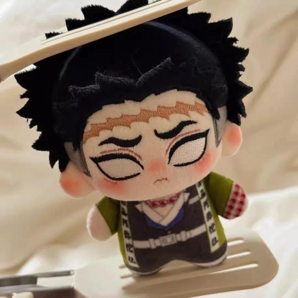 10cm Demon Slayer Himejima Gyomei Plush Doll Pent Printed Gyomei Himejima Stuffed Toy Collect Periph
