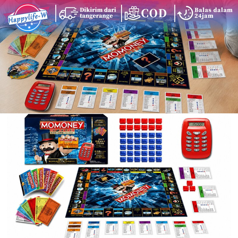 Mainan Monopoli Mancanegara Monopoli Internasional Permainan Monopoli Bahasa Inggris Board Game