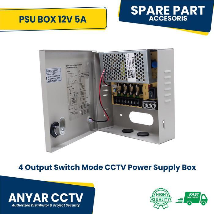 PSU POWER SUPPLY BOX 12V - 5A / 10A / 20A / 30A Adapter Stabilizer Multi Fungsi untuk Perangkat CCTV