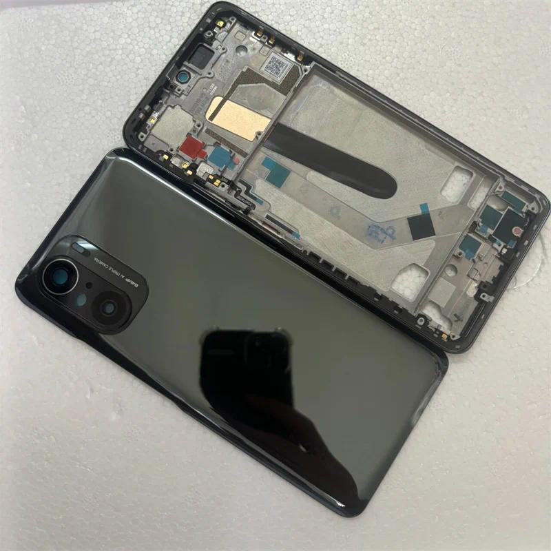 Full Housing For Xiaomi Poco F3 Middle Plate Frame Housing+Battery Back Cover Repair parts