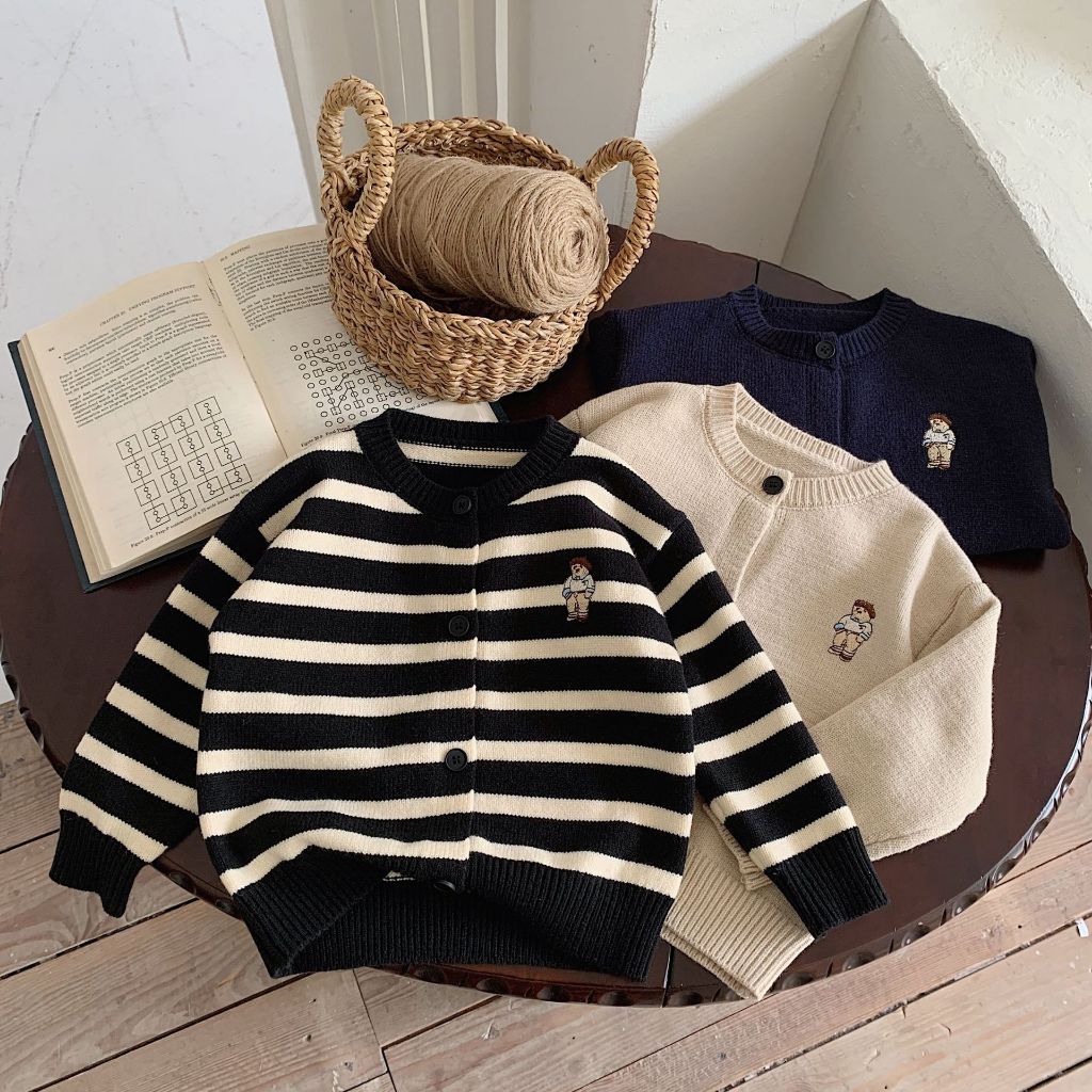 Sweater Rajut Premium CSW579 Long Sleeve  Lengan Panjang Anak Laki-laki & Perempuan Baju Anak