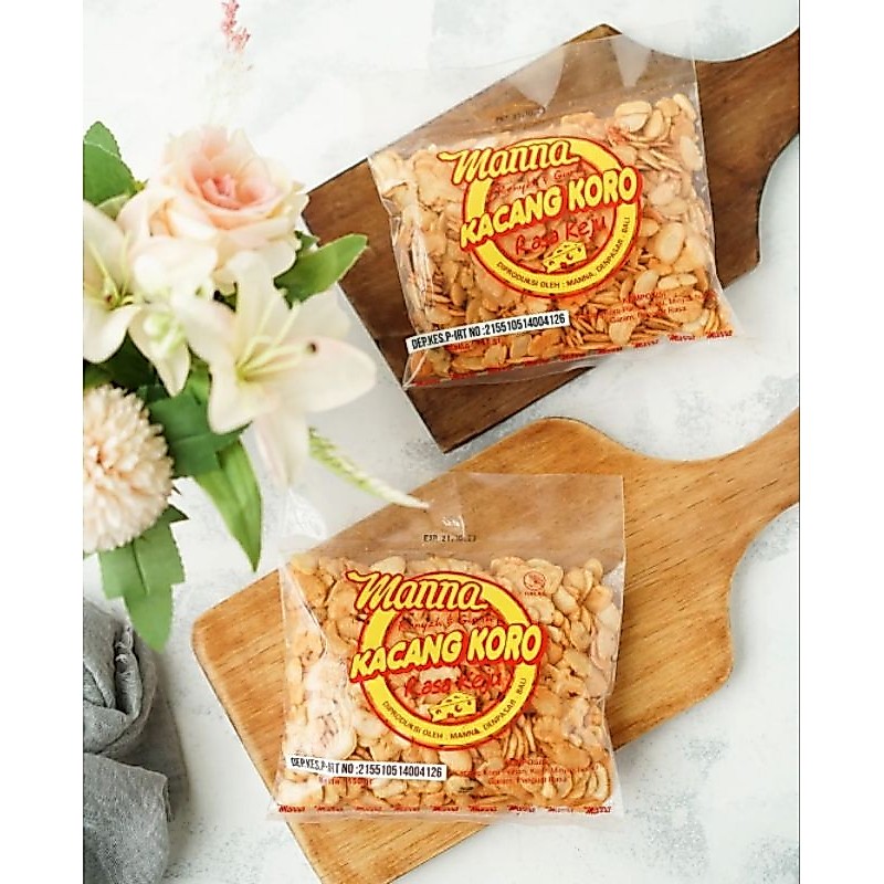 KACANG KORO GETES (TUMBUK) ASLI KHAS BALI "MANNA" 270gr + FREE BUBBLE WRAP