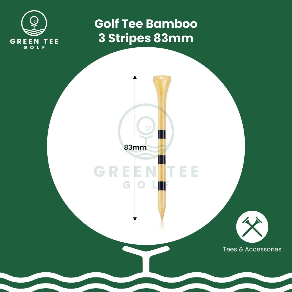 Golf Tee - Golf Plastic/Bamboo Tee Driver Tee Panjang Golf 70mm/83mm
