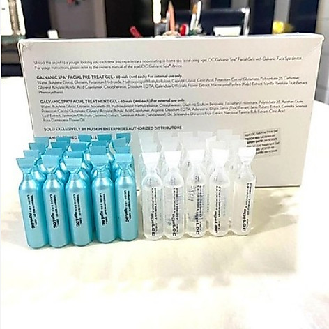 ageLOC Demo Pack Galvanic Spa Facial Gels 11ml x 4 Pasang Serum Gel Wajah untuk Galvanic Spa Exp 05/