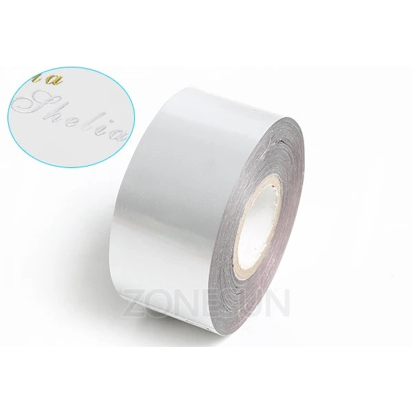 ZONESUN Hot Stamping Foil 3cm Hot Stamp Ribbon Date Coding Foil Paper Hot Embossing Foil Paper Make 