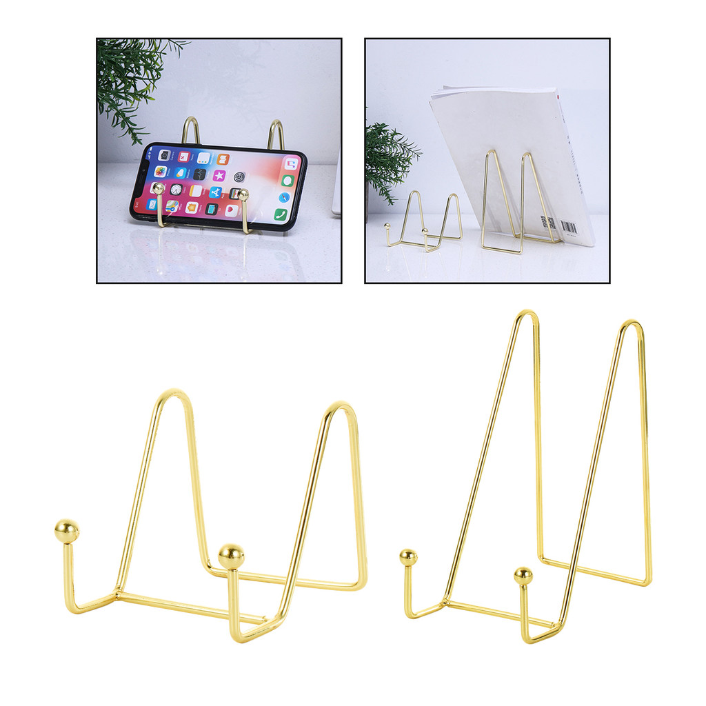 S/L Stand Foto Rak,Buku Stand Display tahan yang baik Stand Display Holder Piring untuk mendukung al