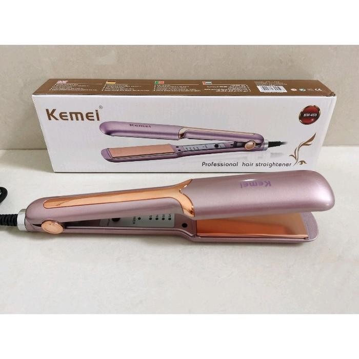 Catokan Tourmaline Ceramic Kemei 459 ORIGINAL Pelurus dan Curly / Catokan Rambut ORI Kemei 459 KM - 