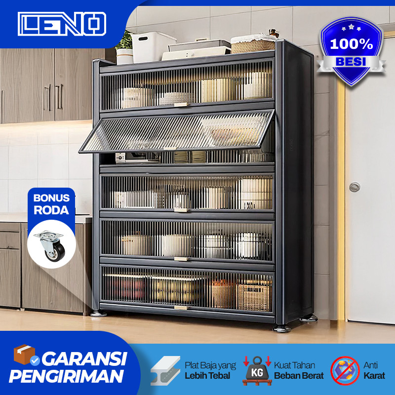LEMARI DAPUR SERBAGUNA MULTIFUNGSI - LEMARI DAPUR ALUMINIUM - LEMARI DAPUR TERTUTUP - LEMARI PIRING