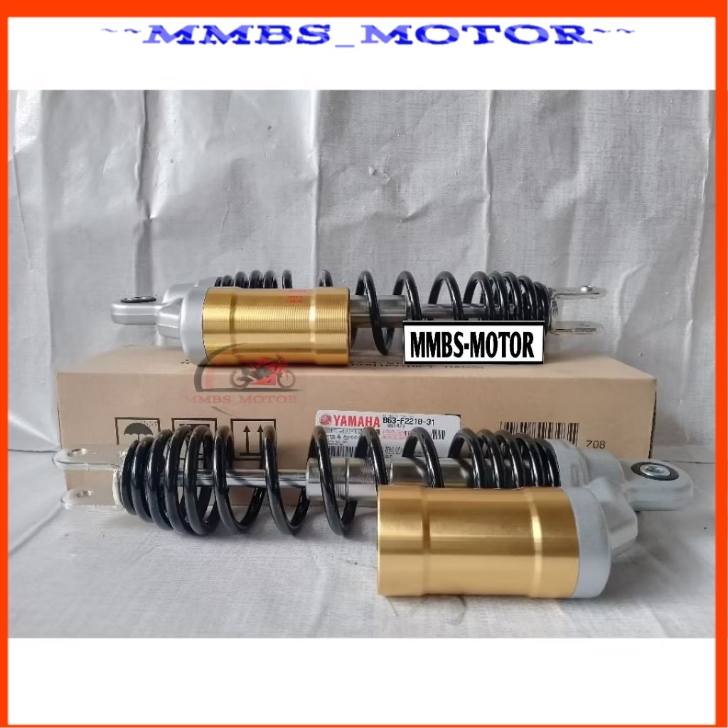 SHOCKBREAKER + TABUNG BELAKANG AEROX 155 ASLI YAMAHA (B63)