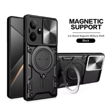 Case Realme GT 7 / GT 7T Camera Slide 360 Ring Stand Softcase