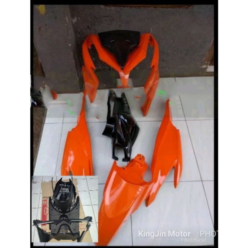 full body kasar halus vario 125 fi old orange