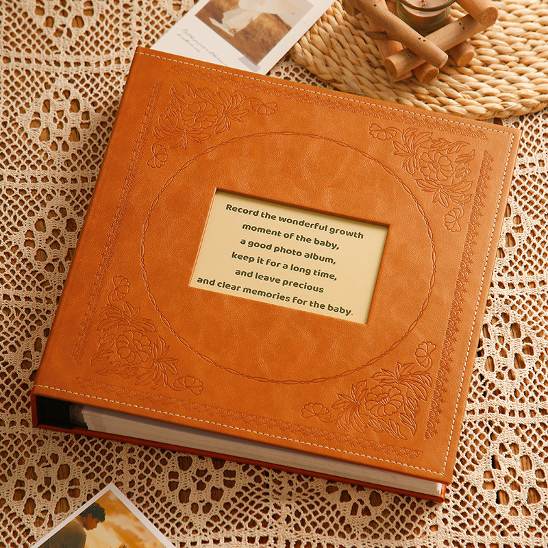 

800 Pictures Pockets 5 Inch Photo Album Interstitial Photos Book Case Kid Memory Leather Covers Family Album Wedding Gift