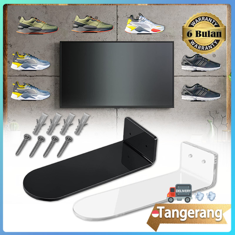Gantungan Display Sepatu Akrilik Stand Display Sepatu Rak Display Sepatu Rak Pajangan Sepatu