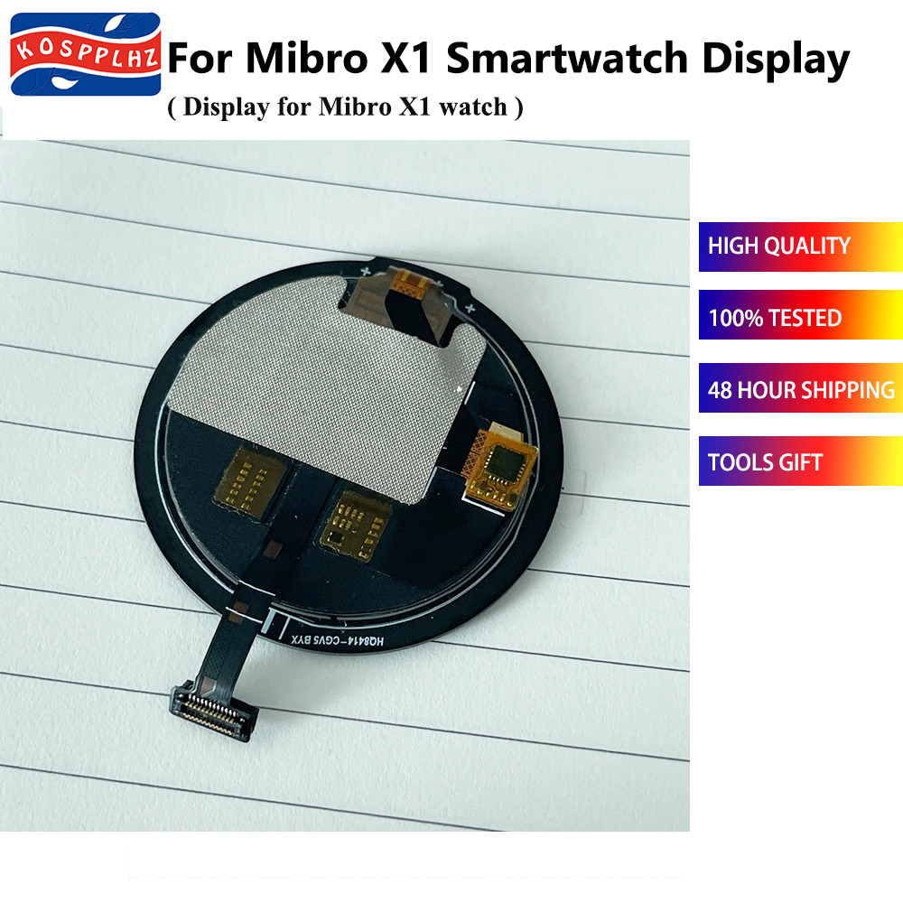 Tested 1.3" For Mibro X1 Smartwatch LCD splay Screen Replacement For Mibro X1 LCD Sport Smart Watch 