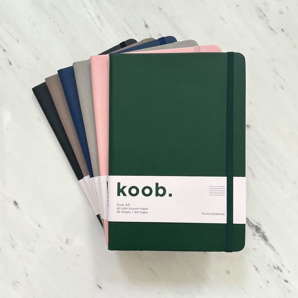 

A511T Koob. Hardcover Notebook A5 Hardcover Agenda Buku Tulis Jurnal Bergaris