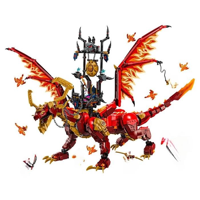LEGO Ninjago 71822 Sumber Naga Gerak 1716 PCS Ninja Mainan Model Batu Bata Blok Bangunan