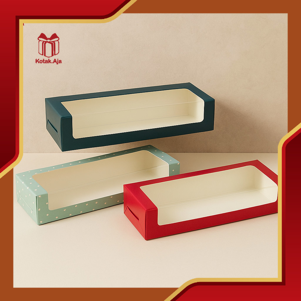 Dus Kue / Box Brownies / Kotak Brownies / Box Makanan / Kotak Makanan / Box Kue / Kotak Kue Persegi 