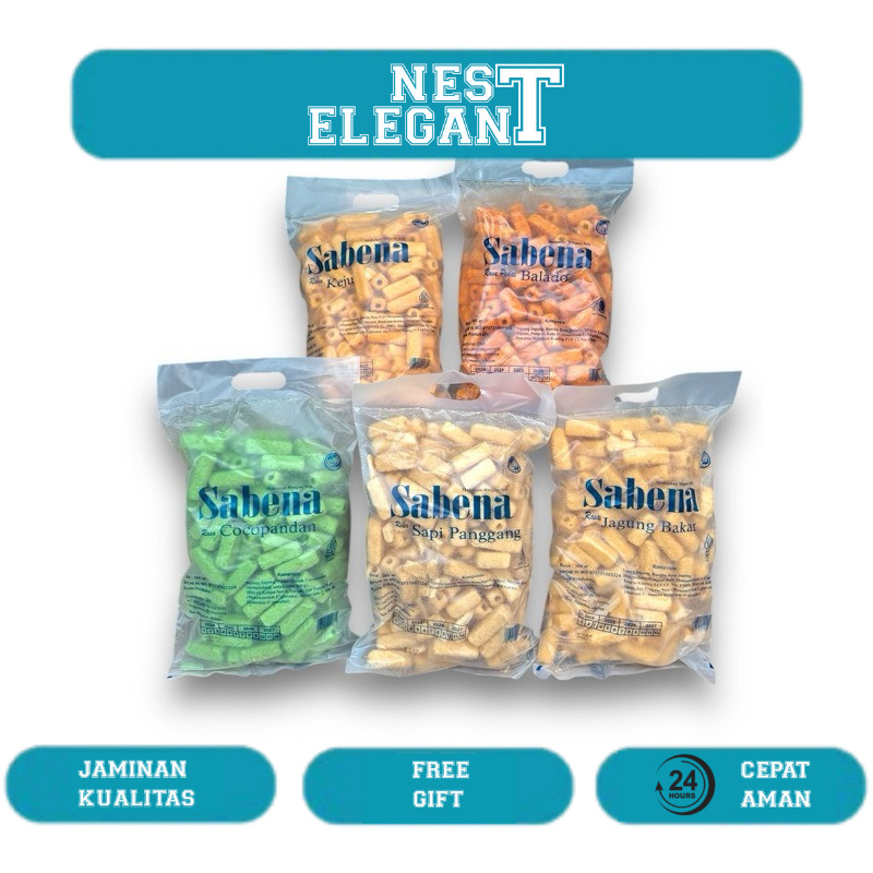 

1 karton snack SABENA 1 kardus pilih varian sabena muzdalifah