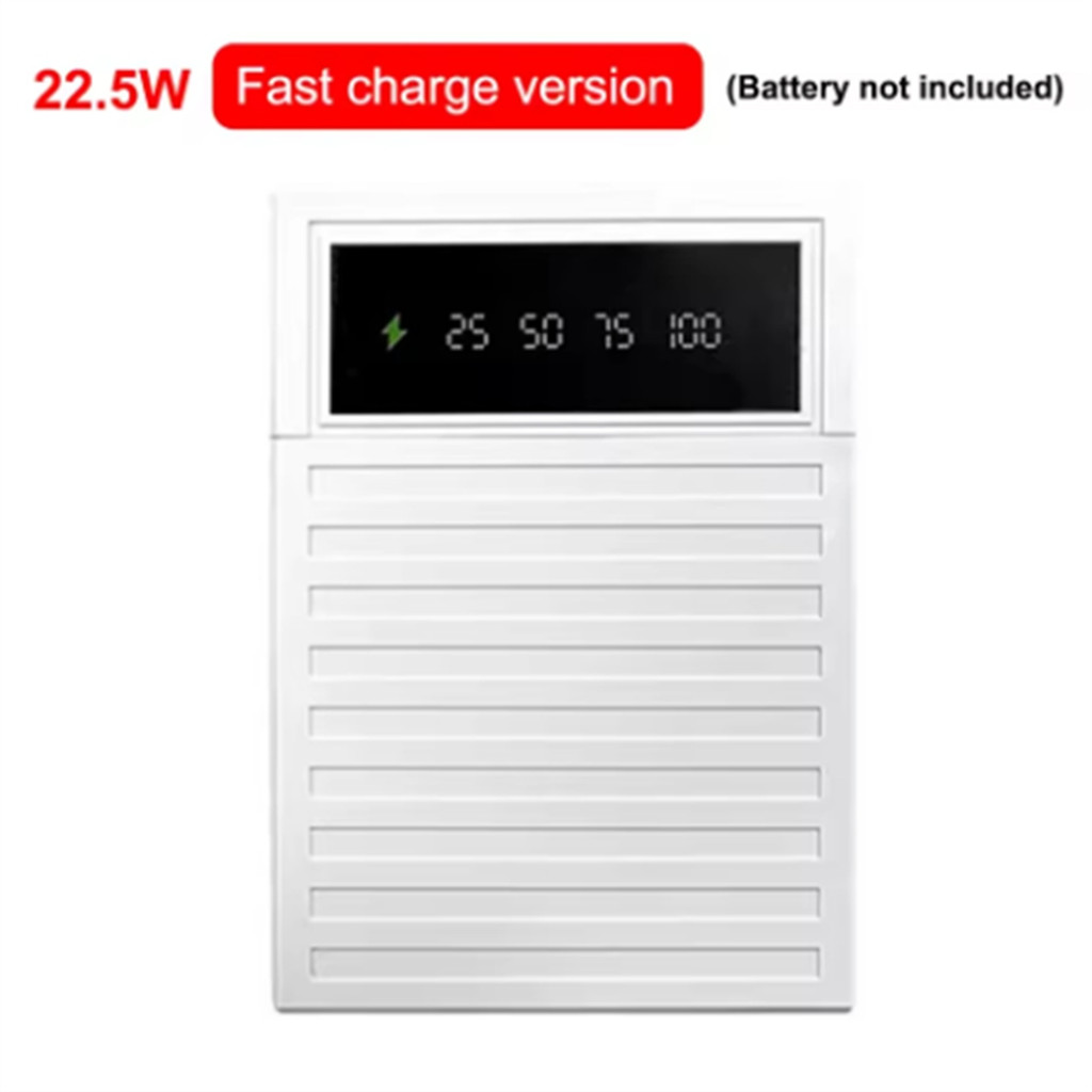 N84R 18650 Battery Holder Power Bank Cover DIY Battery Box Removable Power Supply Housing 18650 Batt