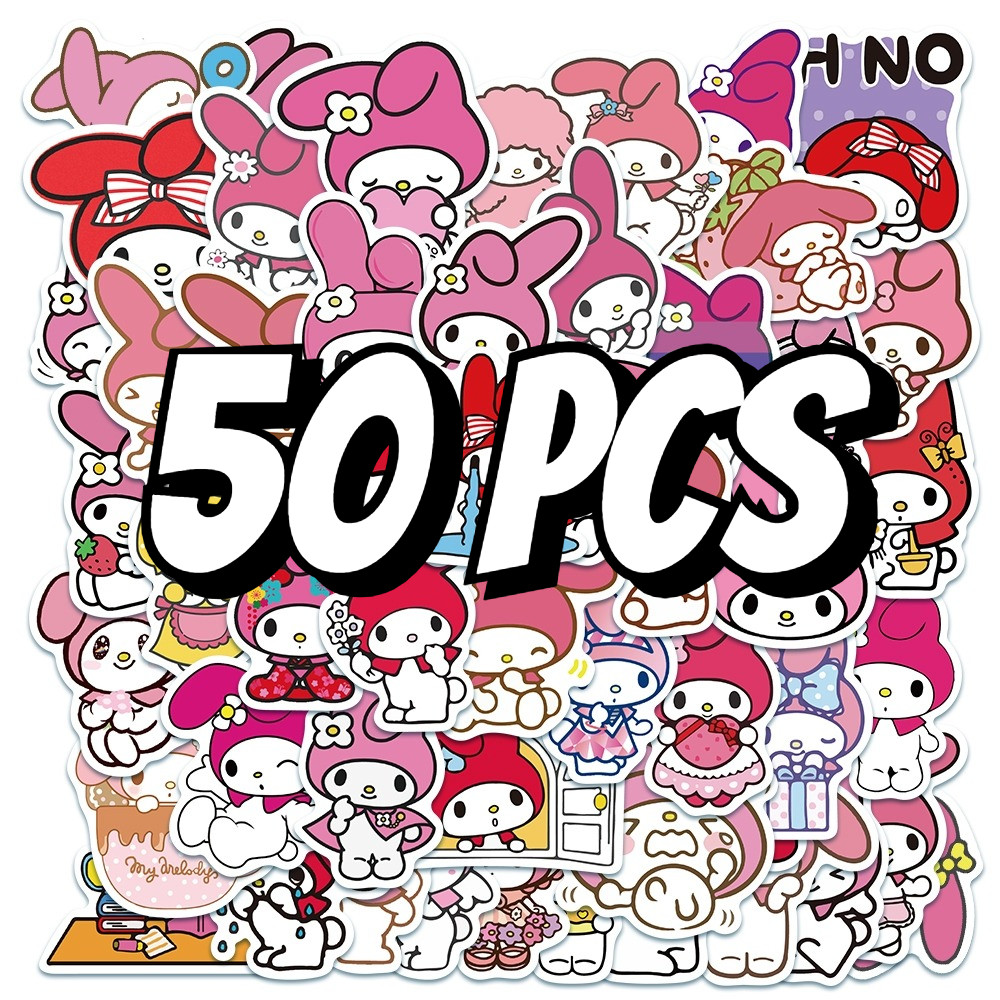 

Stiker Kartun Melody Sanrio 50PCS