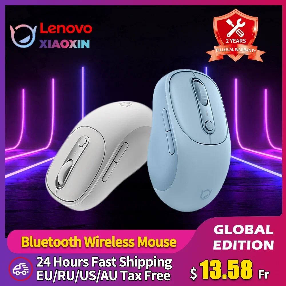 

Lenovo Xiaoxin Bluetooth Wireless Mouse Plus 1600 DPI/Soft Button/Built-in Lithium Battery USB-C Interface Charging for Laptop