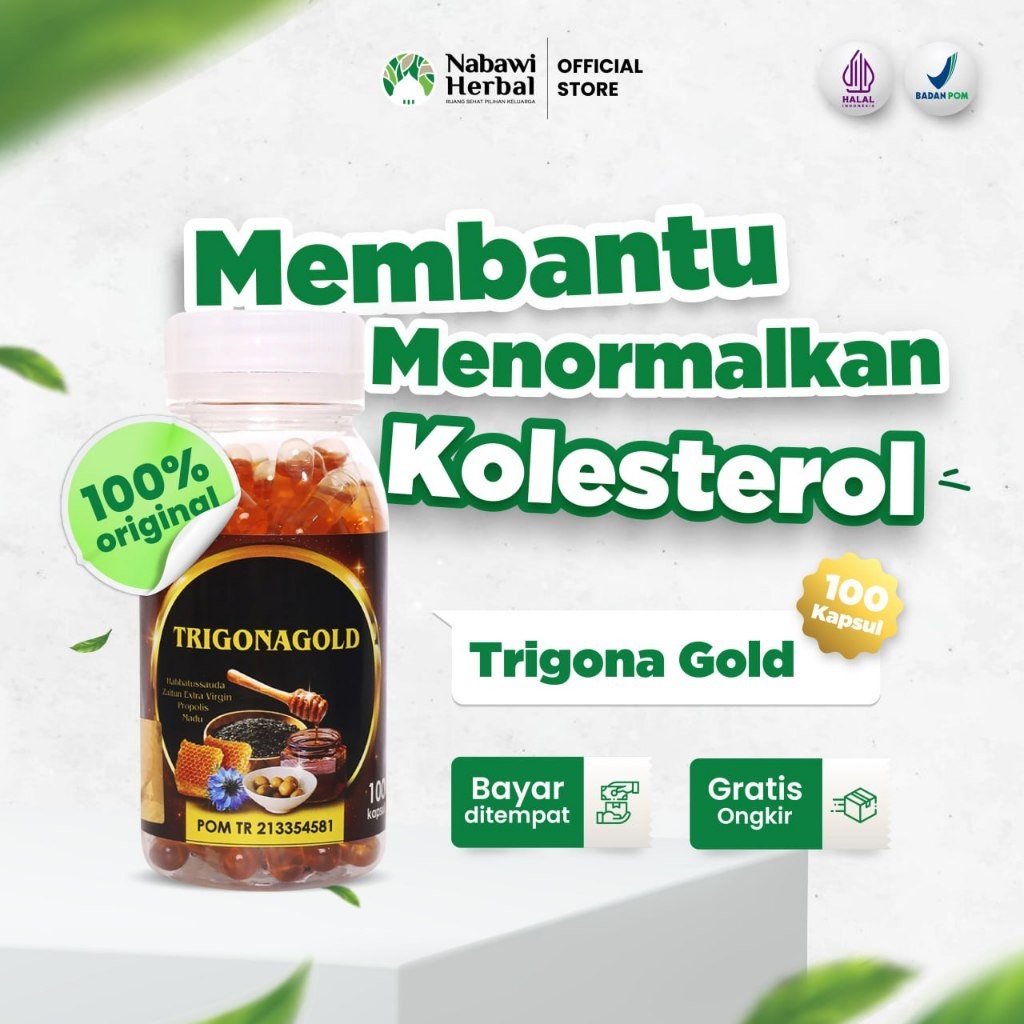 

TRIGONA GOLD - Habbatussauda Extra Propolis Plus Zaitun Madu Isi 100 Kapsul