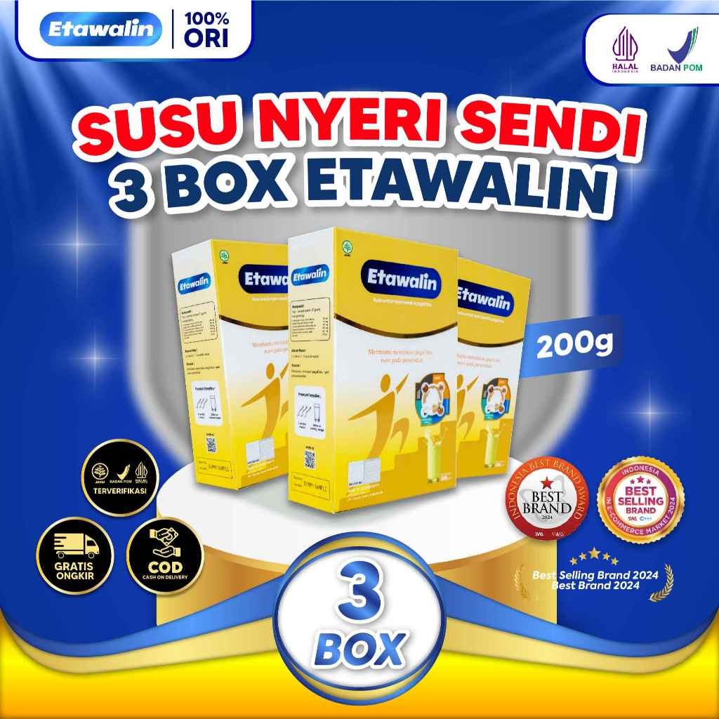 

Etawalin 3 Box - Susu Kambing Etawalin Asli Original Atasi Nyeri Sendi dan Tulang