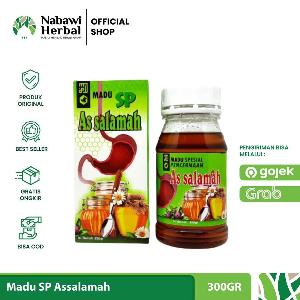 

AS SALAMAH - Madu SP Spesial Pencernaan Maag Liver Radang dan Usus 300gr