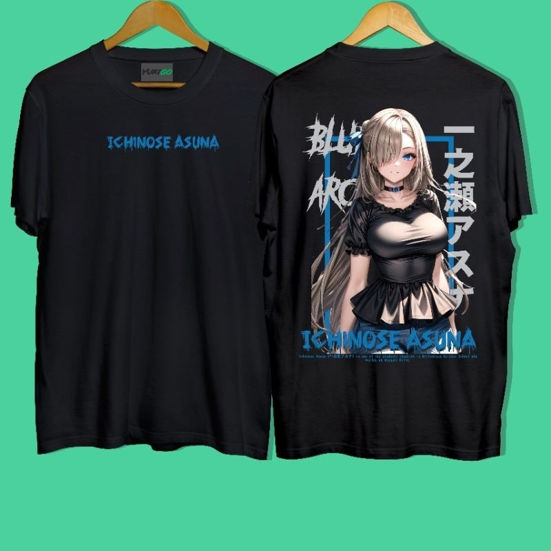 Kaos Asuna Ichinose Katun Combed 30s