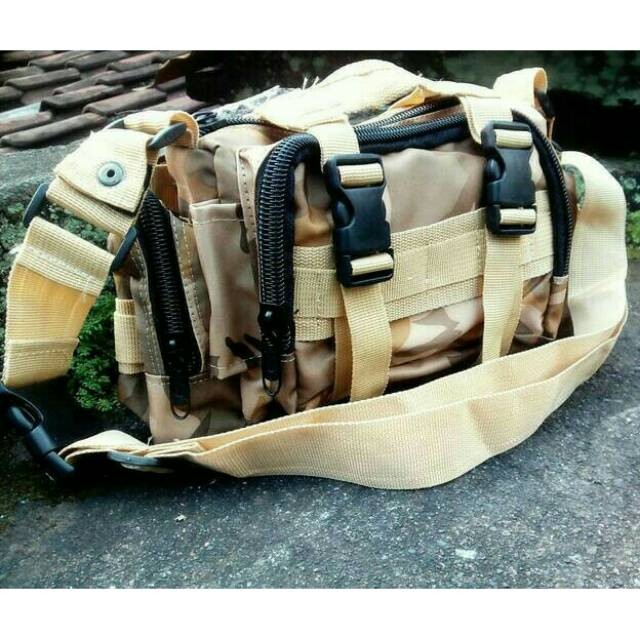 TAS SELEMPANG ARMY Tas Selempang Loreng - Tas Loreng Lebanon - Tas Samping - Unifil - PBB - Airsoft 