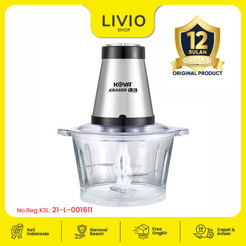 Kova Kraser Meat Chopper Grinder Blender Food Penggiling Daging Sayur