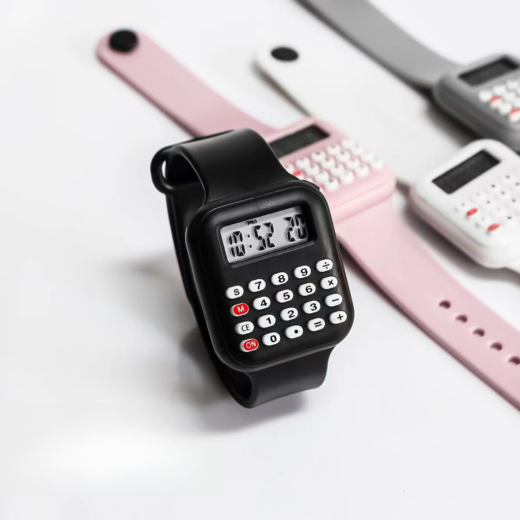 

Ready Stok Jam Tangan Digital Kalkulator jam Tangan Anak Diameter 3,5mm