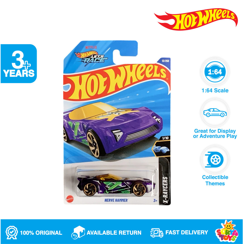 Hot Wheels Nerve Hammer Purple - Lot H 2025