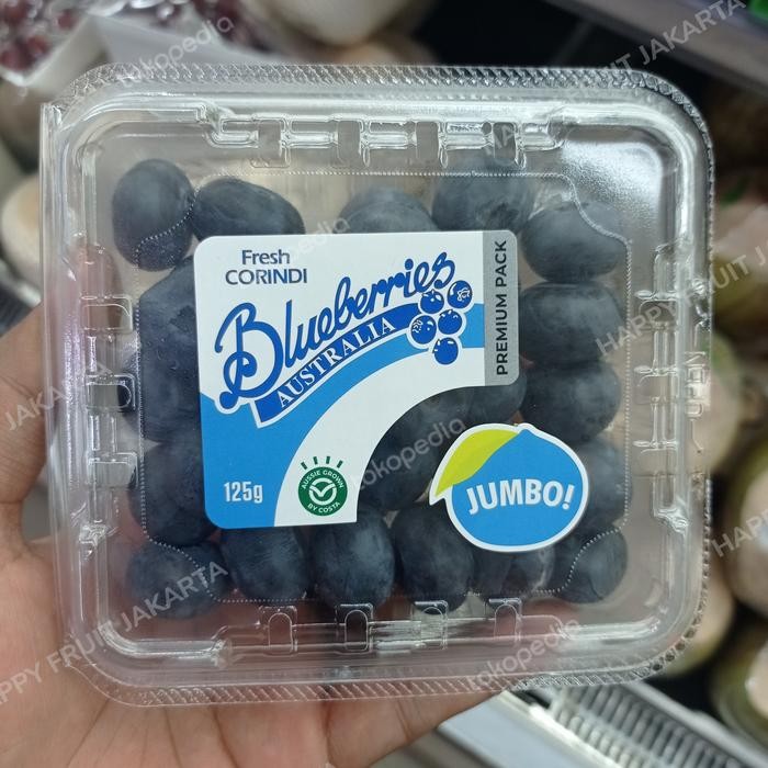 

Blueberry super jumbo Australia Blueberries fresh Corindi 125 gr