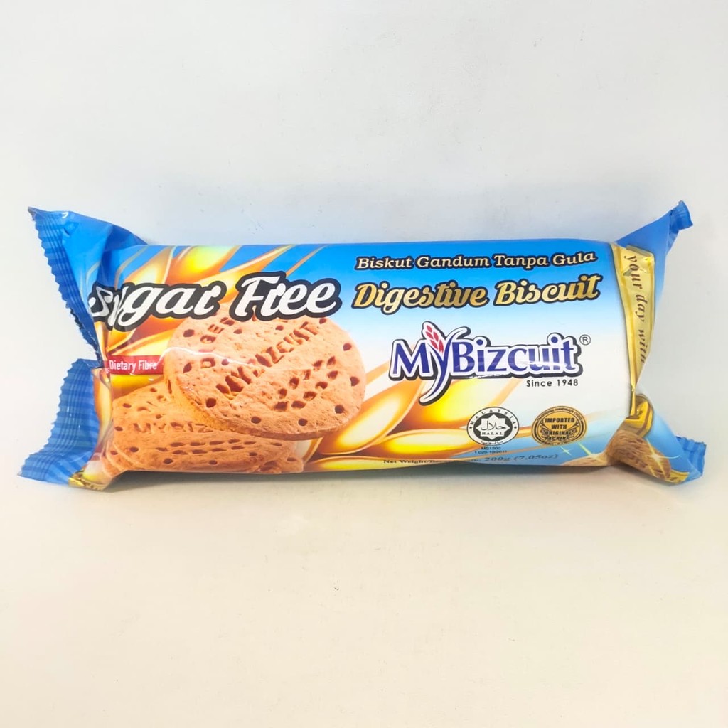 

MYBIZCUIT BISKUIT GANDUM FREE SUGAR 200G