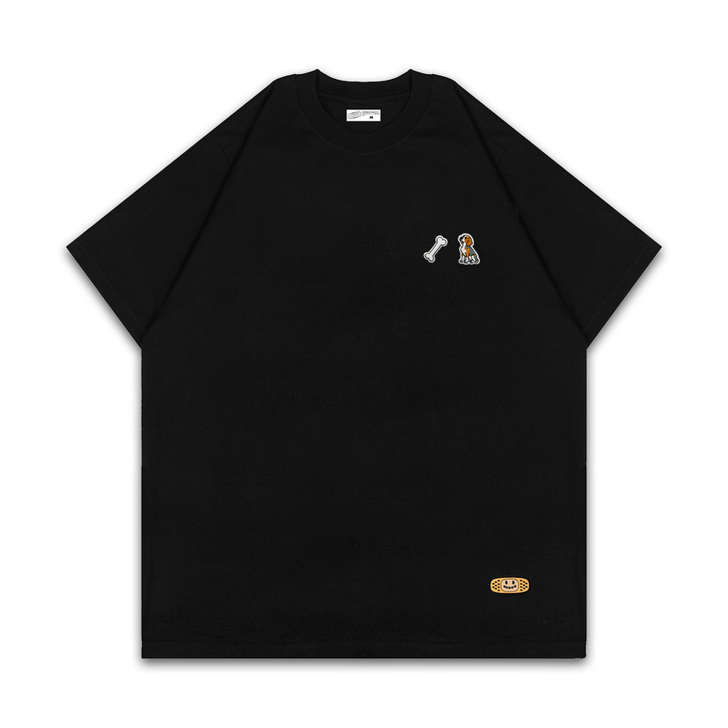 BONE BEAGLE T-SHIRT // BLACK