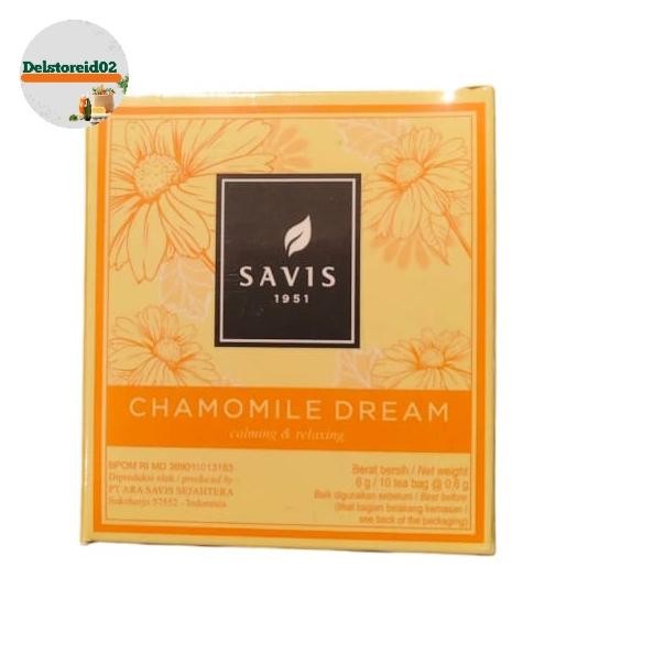 

Savis 1951 chamomile dream calming and relaxing 6 gr (10 tea bag @0.6 gram