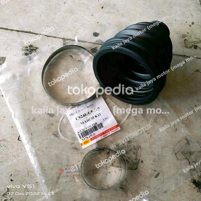 KARET BOOT AS RODA LUAR NISSAN MARCH RBI ORIGINAL THAILAND 100% best