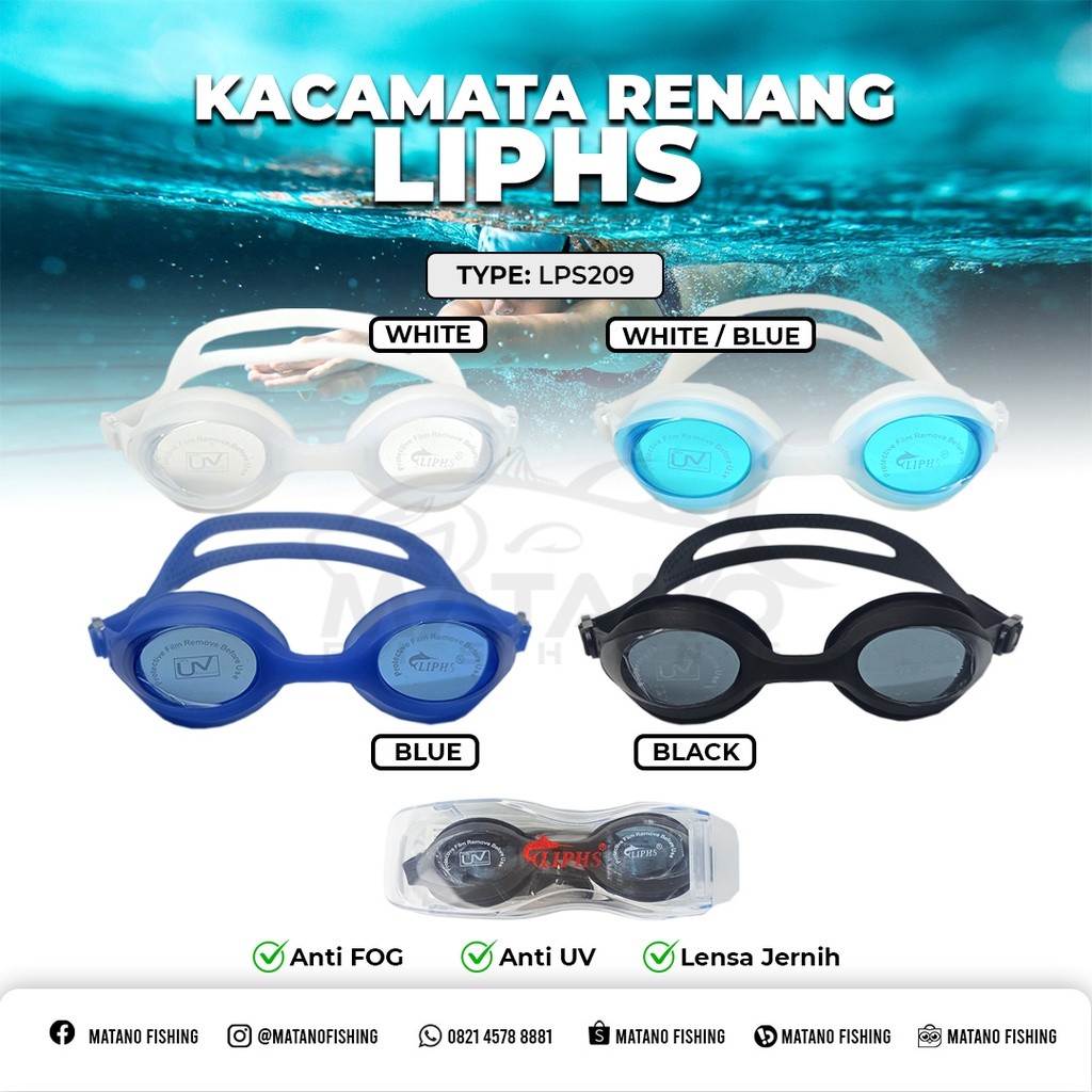 KACAMATA RENANG LIPHS LPS-209