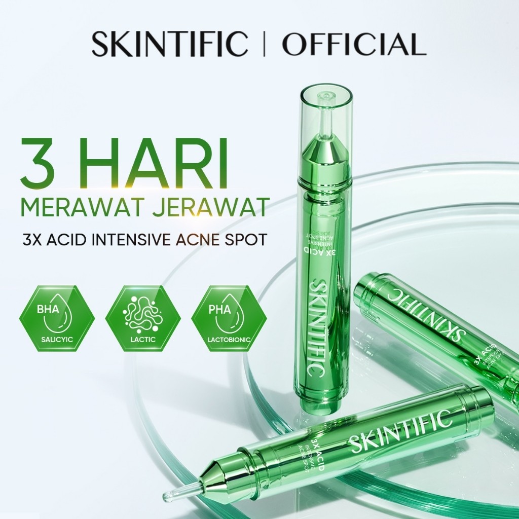 SKINTIFlC - 3X Acid Intensive Acne Spot Gel 11g | Acne Treatment Spot Gel Acne Spot Dark Spot Menyam
