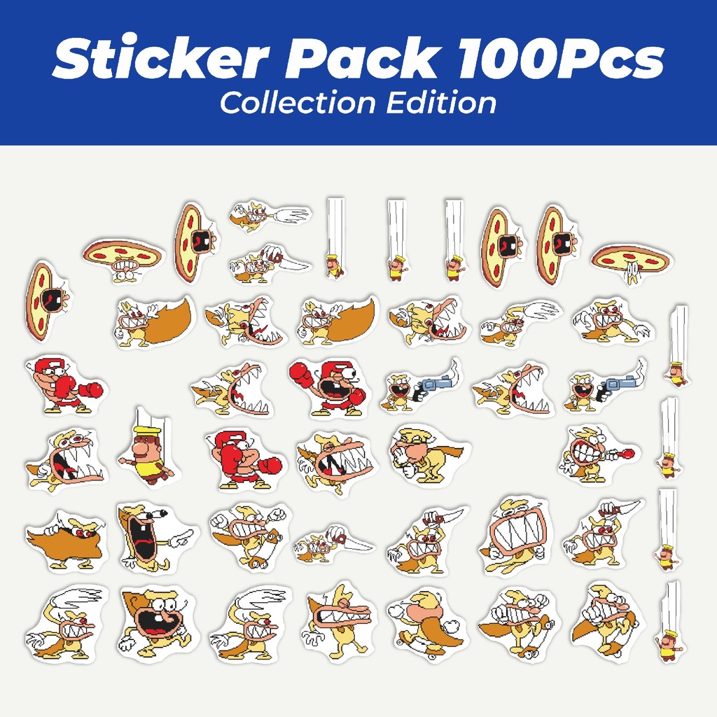 

Hot Pizza Tower V37 Lucu Anti Air Stikers Berperekat Waterproof Sticker Decal Buat Motor Helm Buku Journal Koper Casing HP Laptop Botol Minum