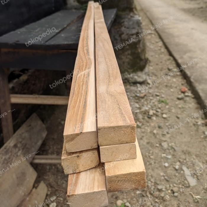 Kaso Kayu reng lis usuk balok stick jati asli