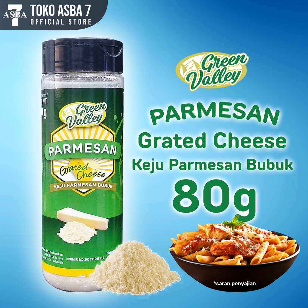 

GREEN VALLEY GRATED PARMESAN CHEESE SHAKER 80 GR