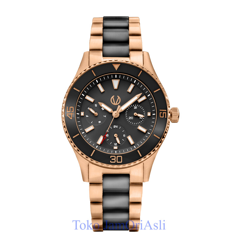 Promo Original Christ Verra Casual Women's Watches Lady Bold Series Jam Tangan Wanita Tali Rantai CV