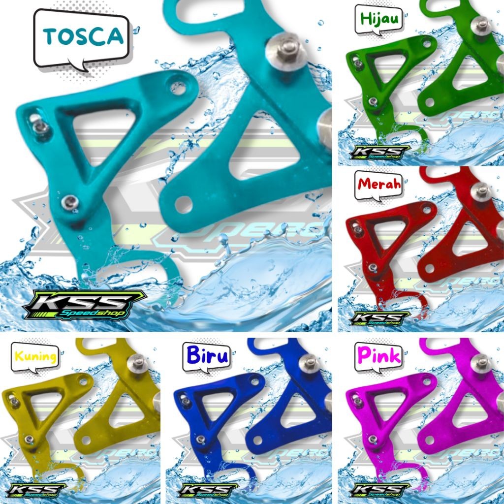 Brecket Breket Kupingan Lampu Ninja SS Ninja R Kupingan Lampu Ninja R SS CNC